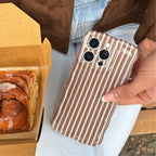 Wavy Phone Case - Chestnut Stripes