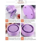 BESTDIY Portable USB Rechargeable Fruit Juice Blender Juice Maker Juicer Blender Mixer 380ML Fruit Juicer