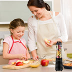 La Reveuse Smoothies Blender 300 Watt with 18 oz BPA Free Portable Travel Sports Bottle - Black 1801B