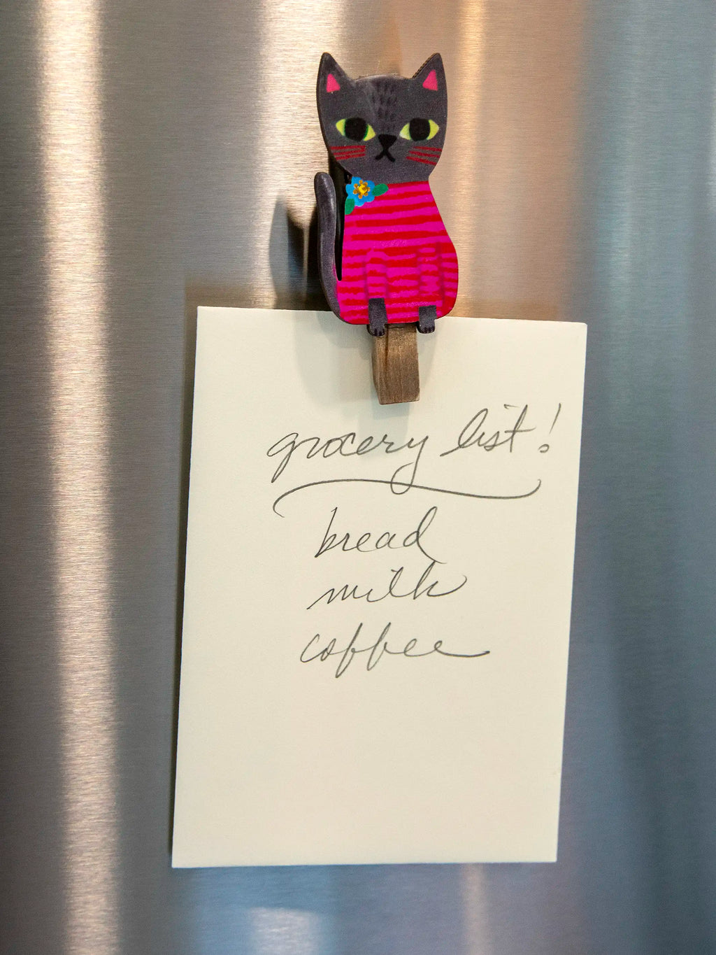 Magnet Happy Clips. Set of 2 - Cat