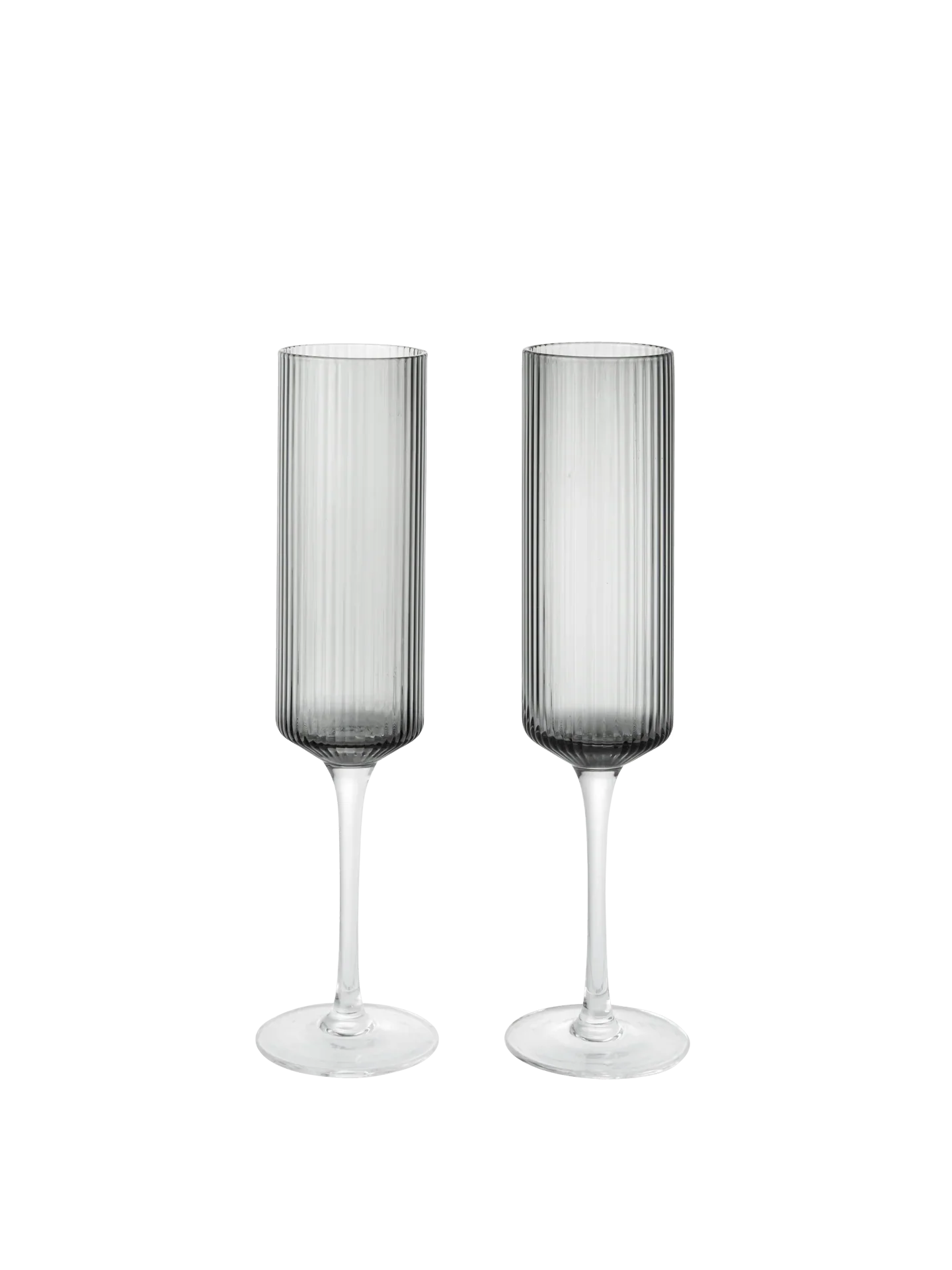 Ripple Champagne Flutes (Set of 2)