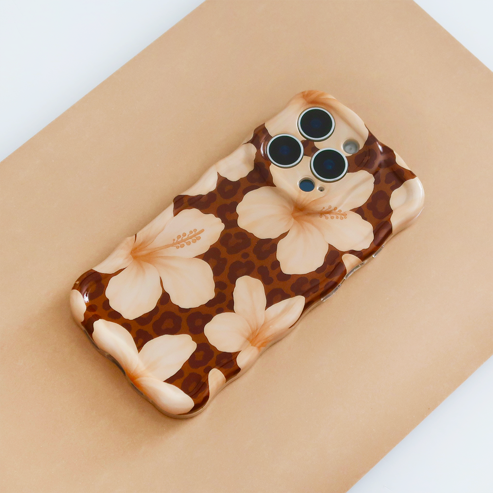 Wavy Phone Case - Safari Bloom