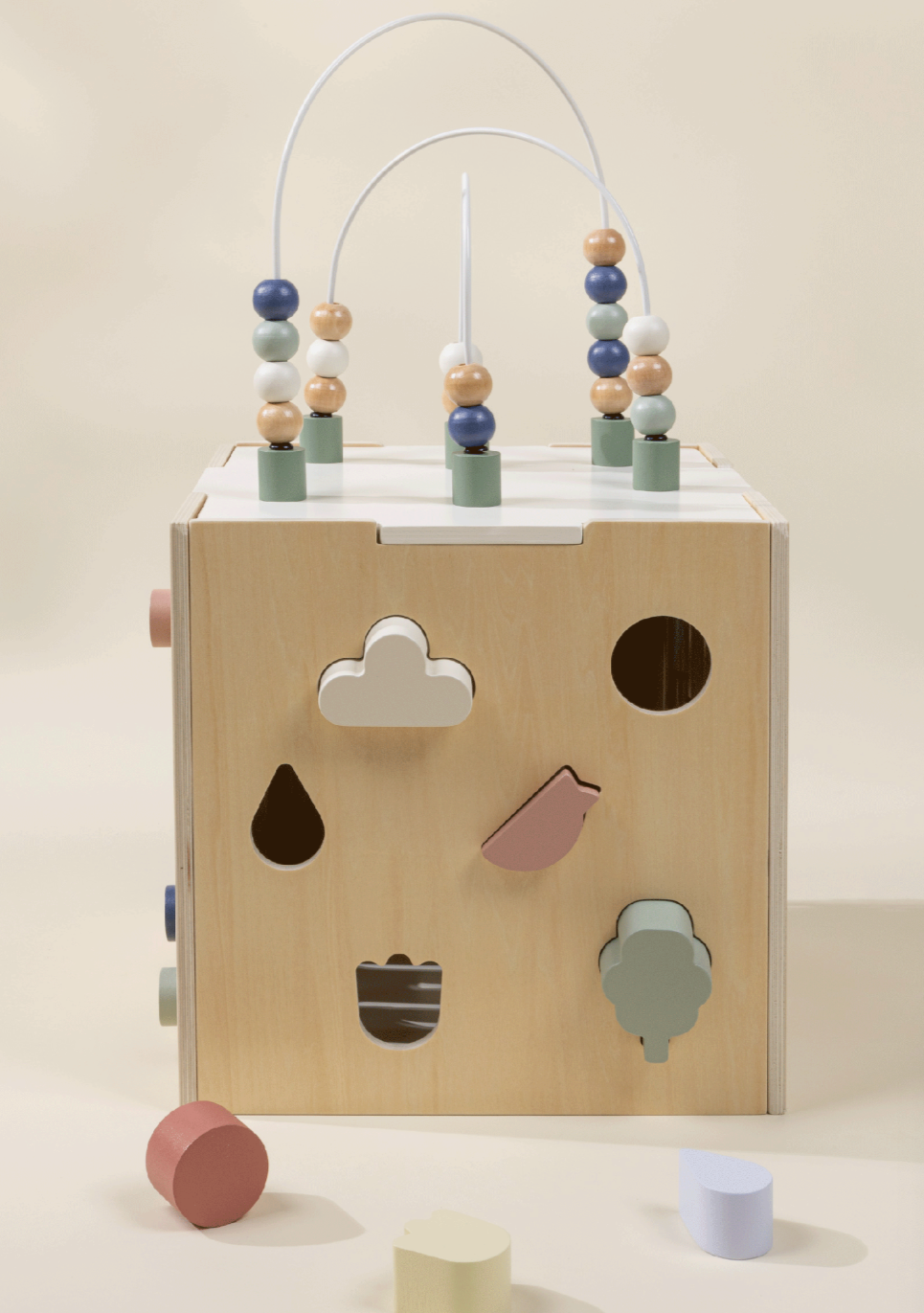 Wooden Activity Cube