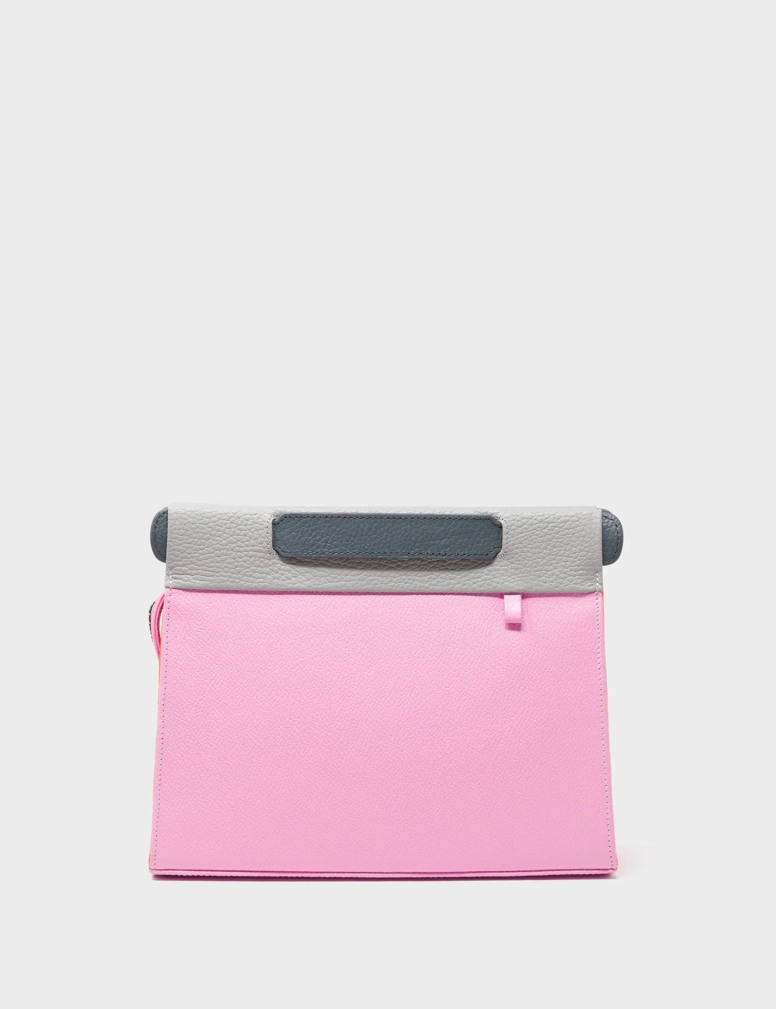 Vali Crossbody Soft Neon Pink and Moonwalk Gray - All Over Eyes Embroidery