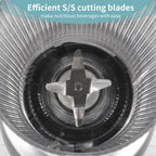 La Reveuse Personal Size Blender 250 Watts Power for Shakes Smoothies Seasonings Sauces with 15 oz Portable To Go Cup.BPA Free