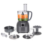La Reveuse 4 Cup Food Processor Vegetable Chopper. 400 Watts. for Slicing.Shredding.Grating.Juicing.Emulsfying.Mixing