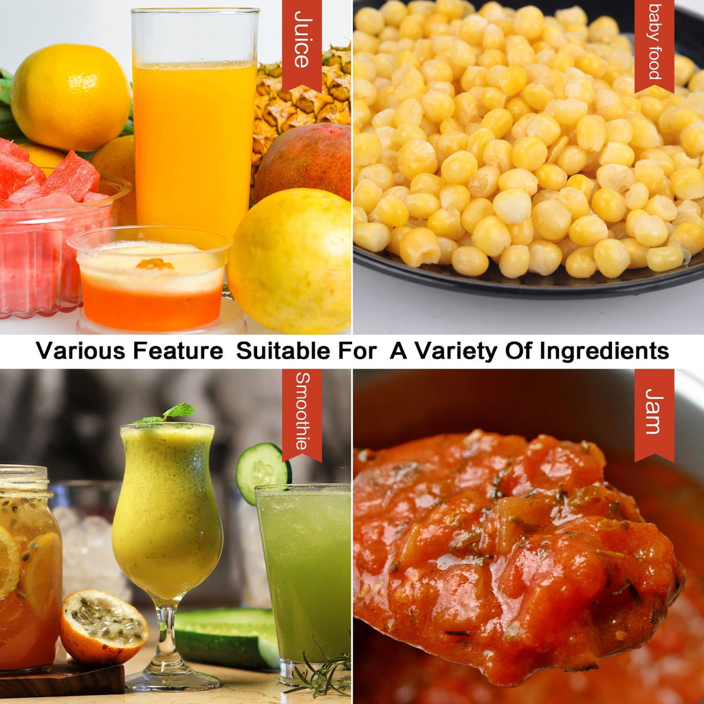 La Reveuse Smoothie Blender Personal Size 300 Watts with 2 Pieces 18 oz BPA Free Travel Sports Bottles.Purple