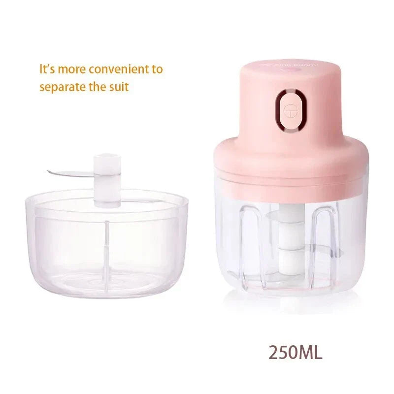 Swiss Thomas Portable Cordless USB Rechargeable Mini Chopper & Blender 250ml