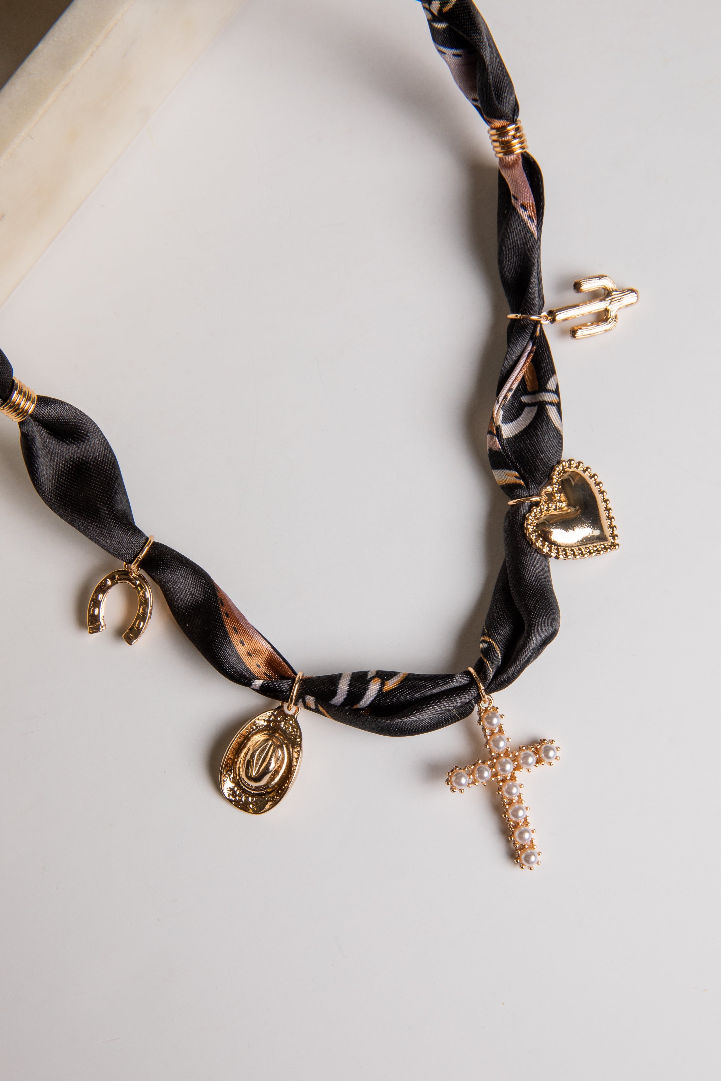 Marley Bandana Charm Necklace