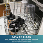 La Reveuse Blender for Shakes Smoothies.400W. with 2 x 24 Oz Blending Cups and To Go Lids.BPA free